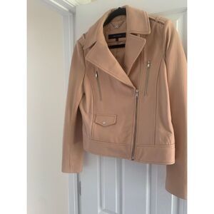 Cole Haan Leather Jacket In Pristine Condition, size M